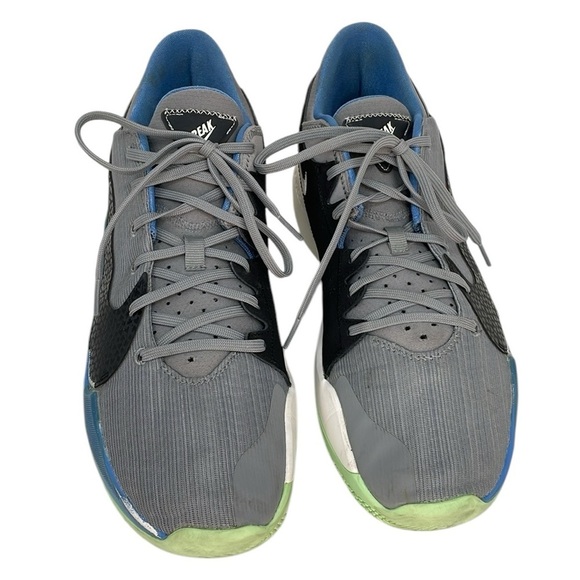 NIKE Shoes Freak 2 Air Zoom Men’s 12 Particle Grey CK5424 Running Sneakers - Picture 7 of 10